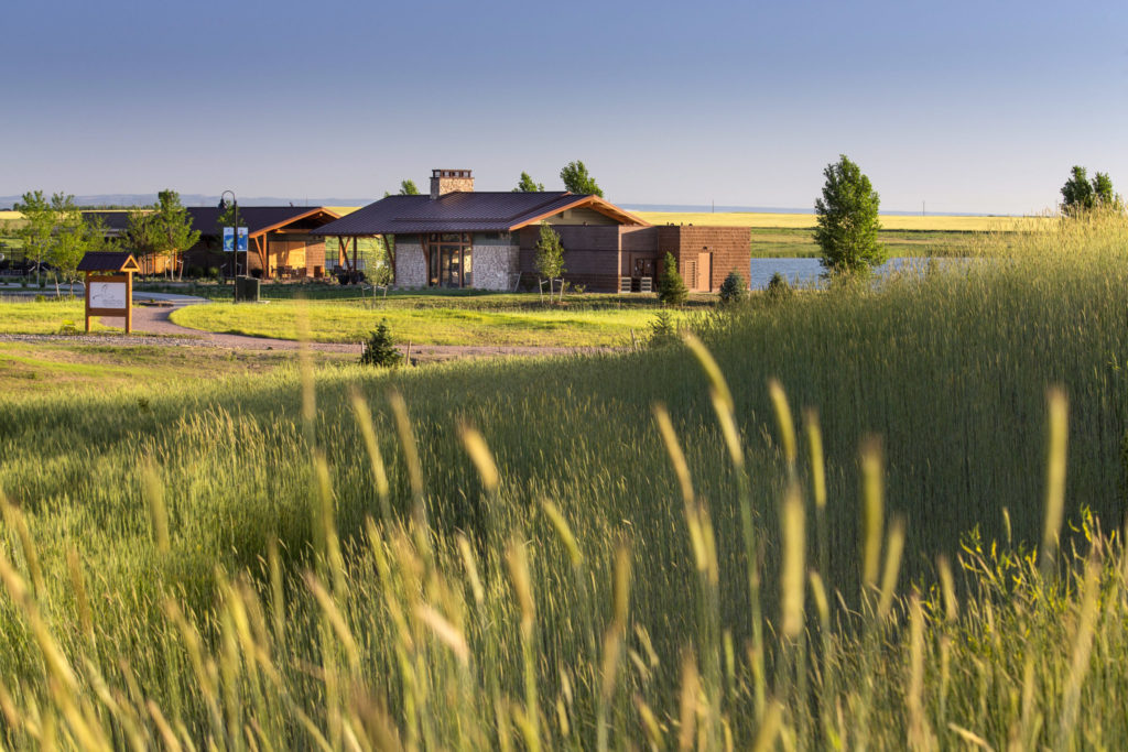 Photo of the beautiful meadows full of native grasses surrounding the High Plains Environmental Center