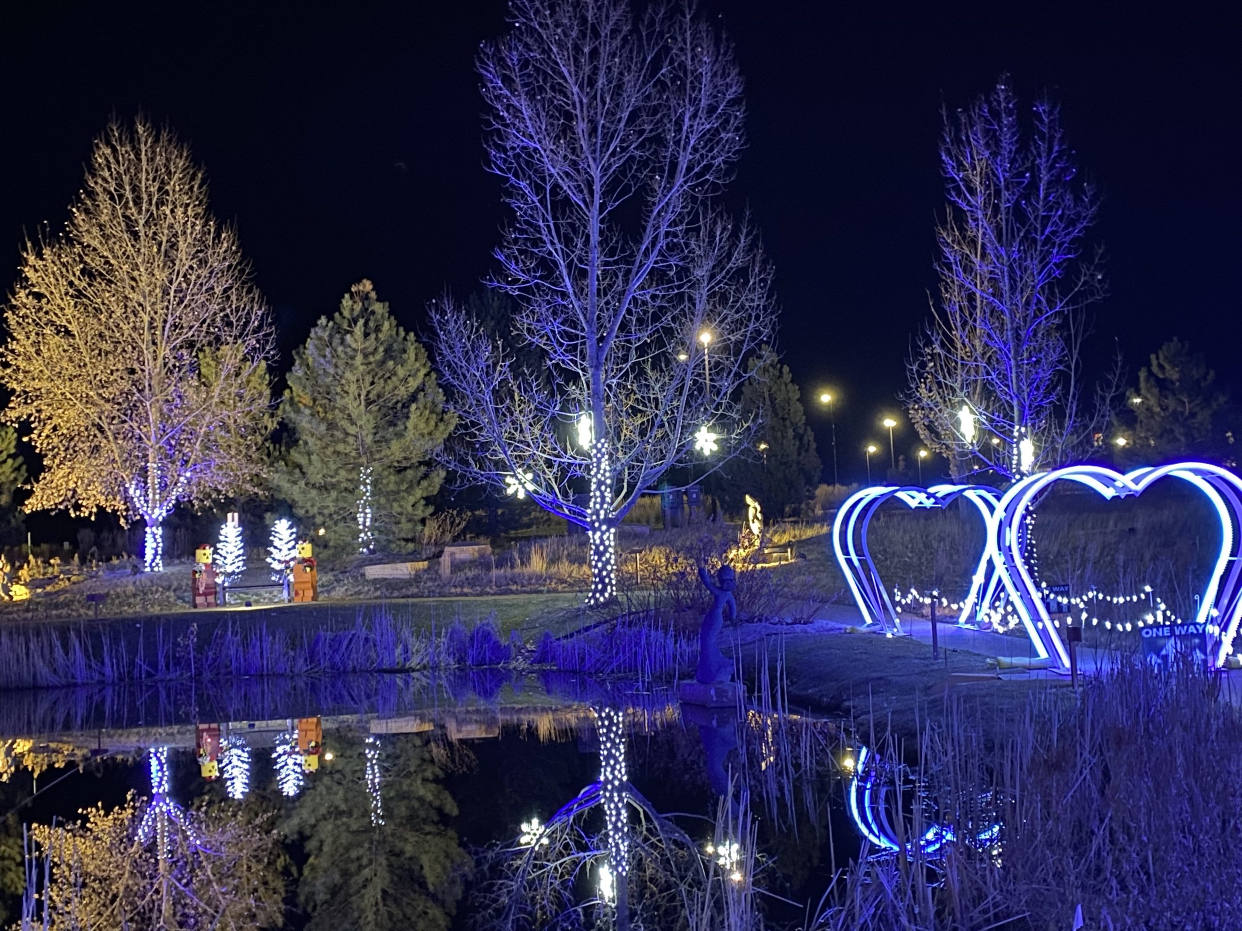 A photo of the Centerra Holiday Light Program event to honor healthcare heros