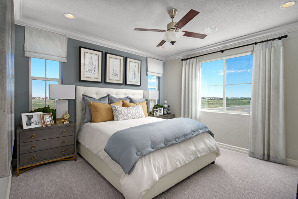 Bedroom offered by Richmond American Homes, coming soon to Kinston located in Loveland, Colorado