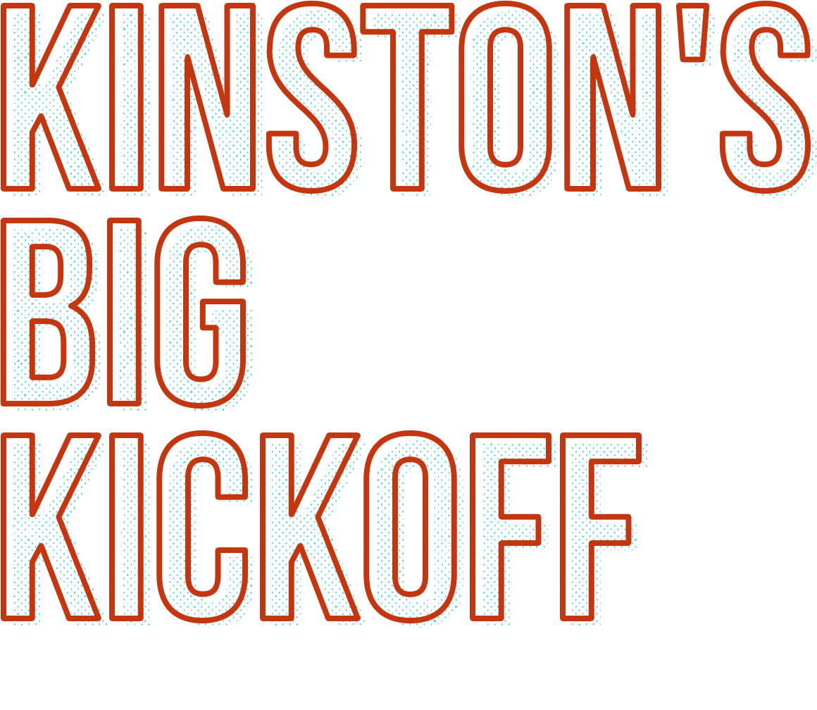 Kingston's big kickoff launch party and model home tour.