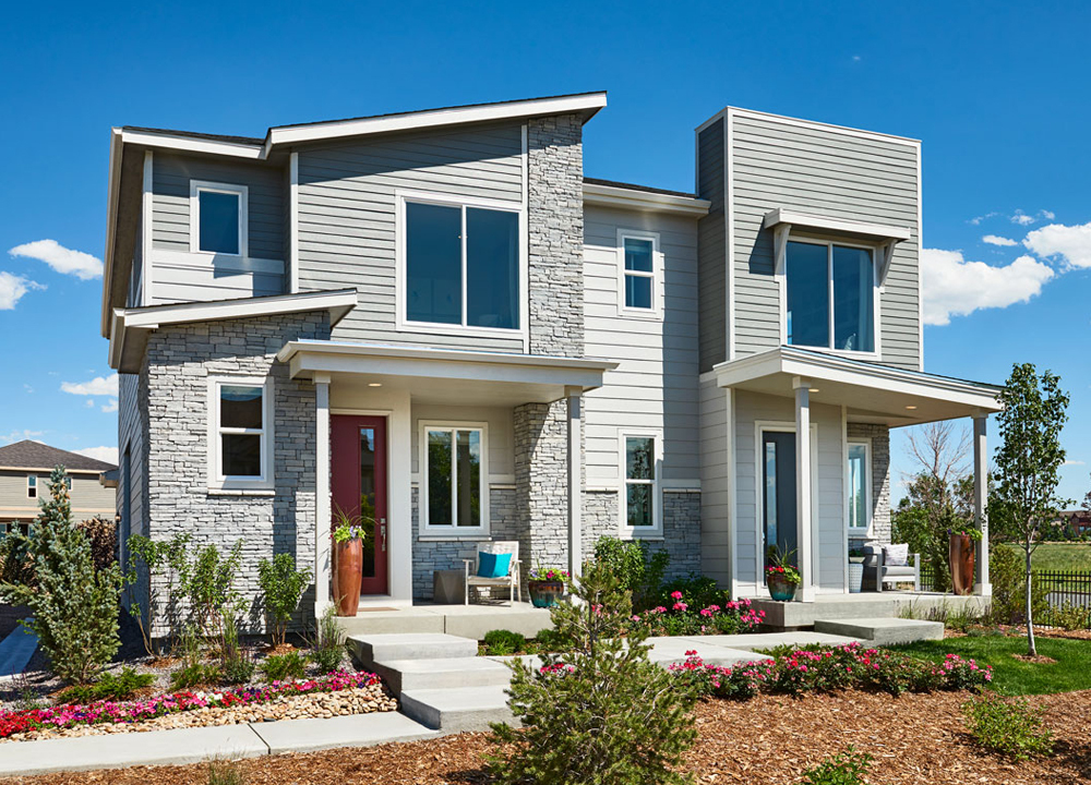 Exterior of Richmond Americans model home