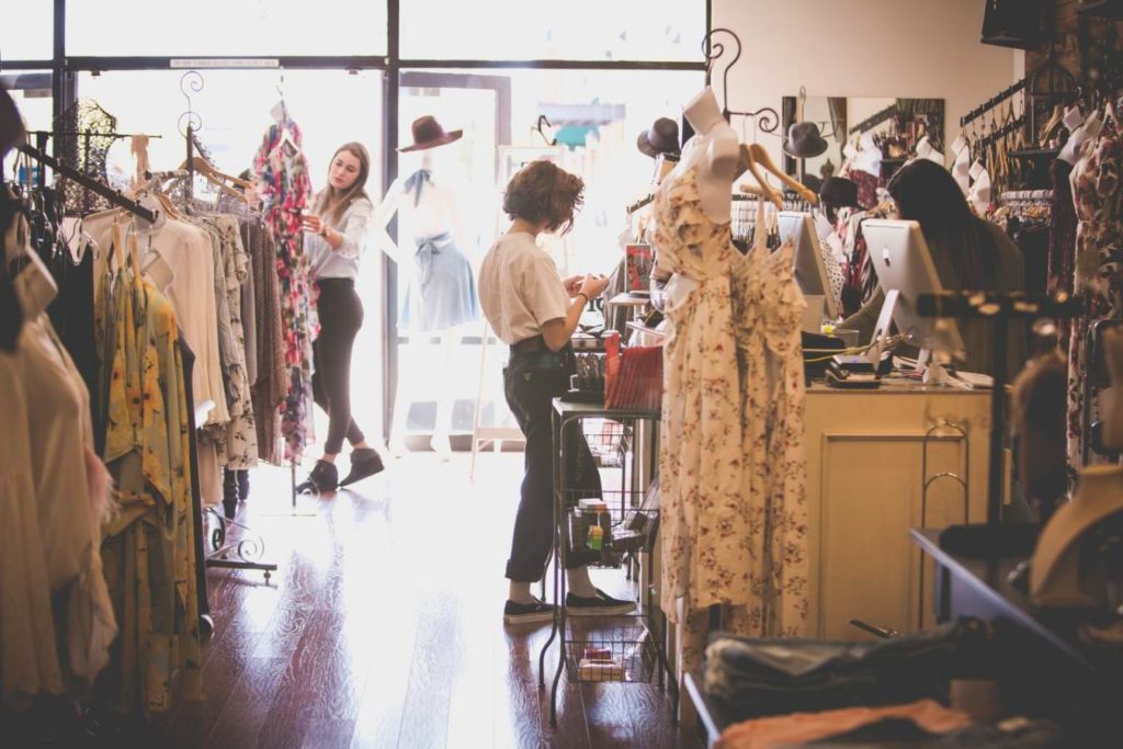 Interior image of Apricot Lane store