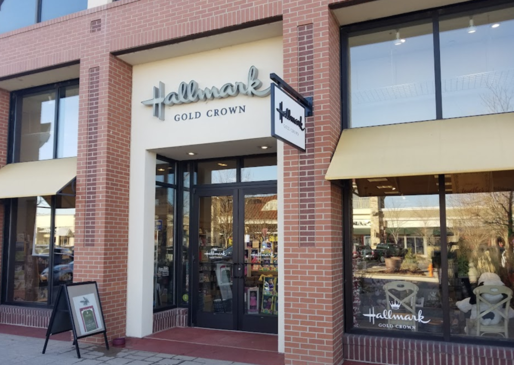 Exterior of a Hallmark store