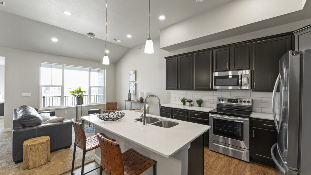 Interior image of a Landmark Discovery kitchen