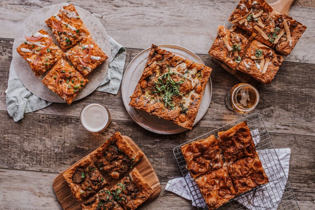 Image of plates of food from Old Chicago restaurant