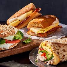 Image of sandwiches from Panera Bread restaurant