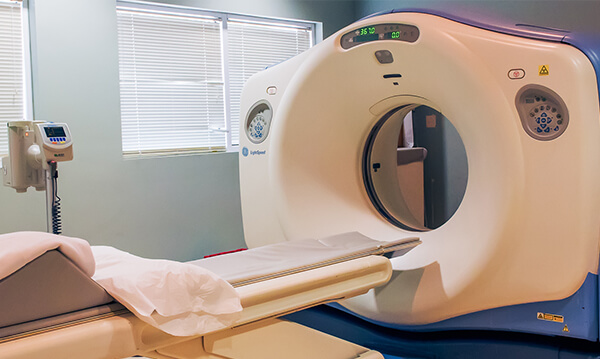 Interior image of MRI machine