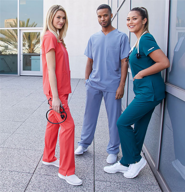 Image of three smiling nurses