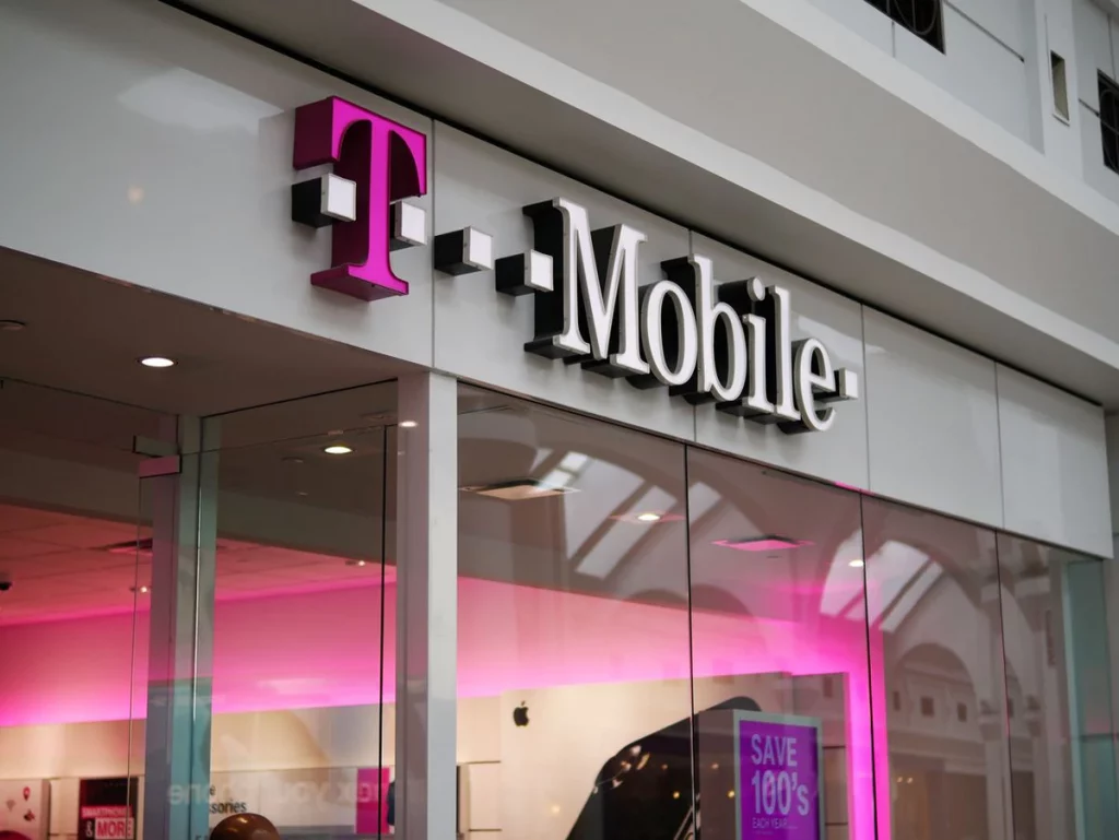 Exterior image of a T-Mobile store