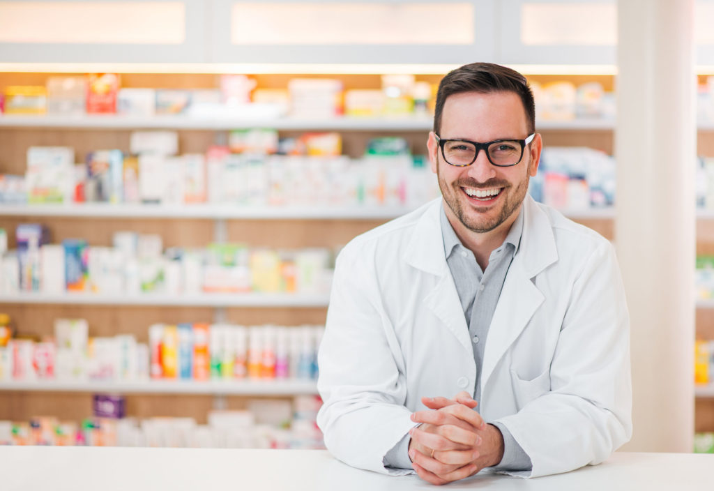 Image of a smiling pharmacist