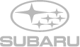 The Subaru logo on a black background in Northern Colorado.
