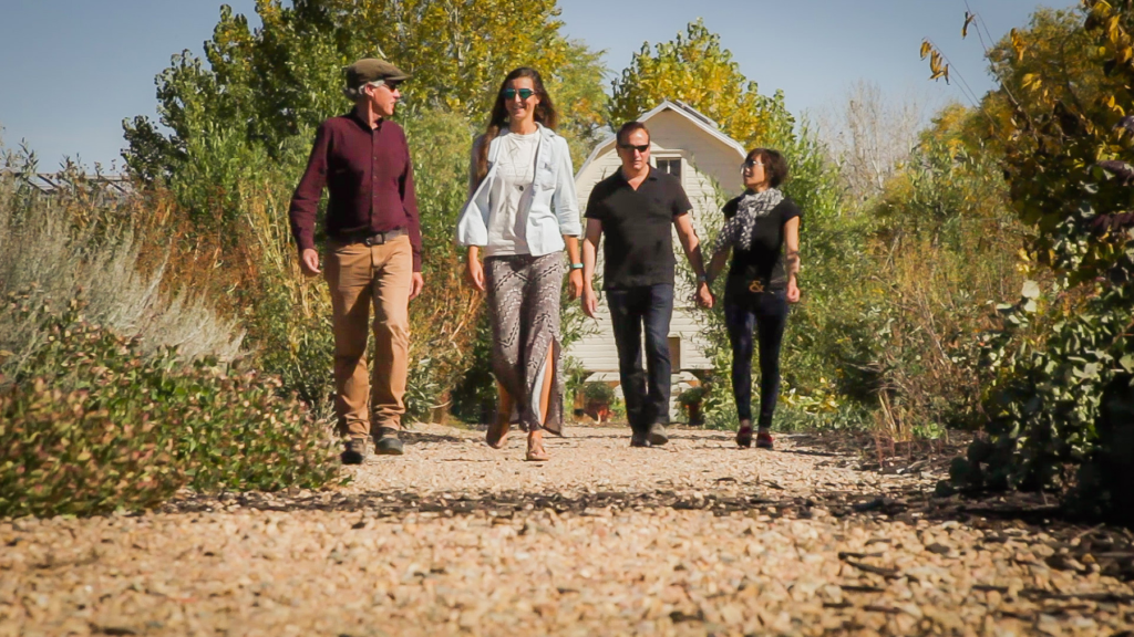 couples walking trail