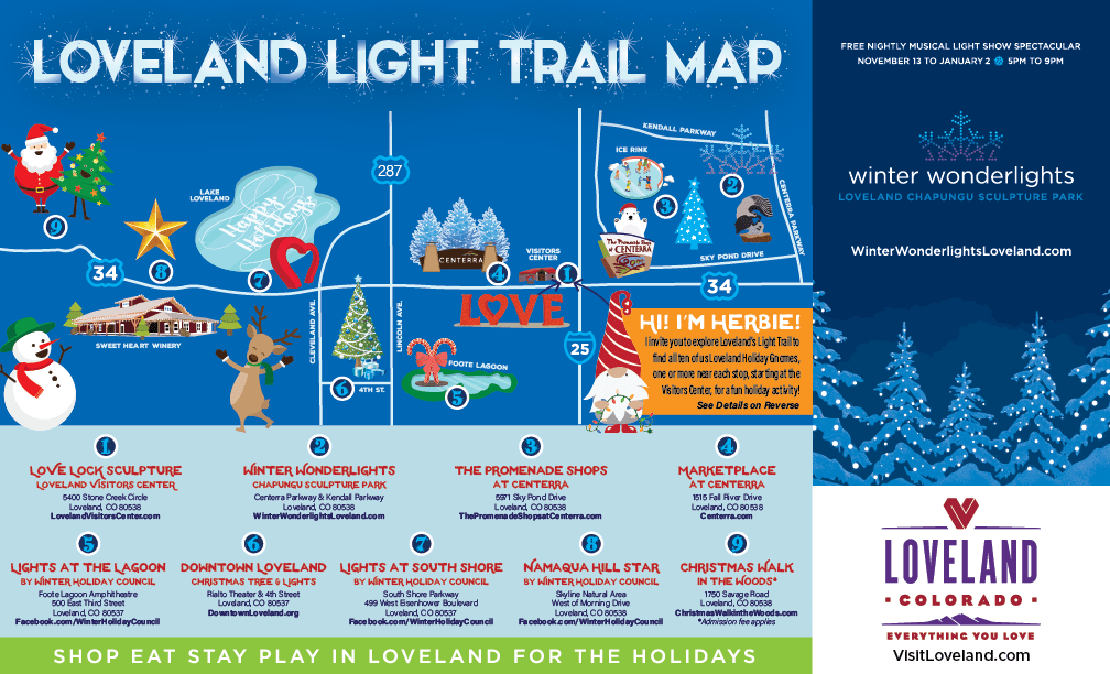 Loveland Light Trail Map