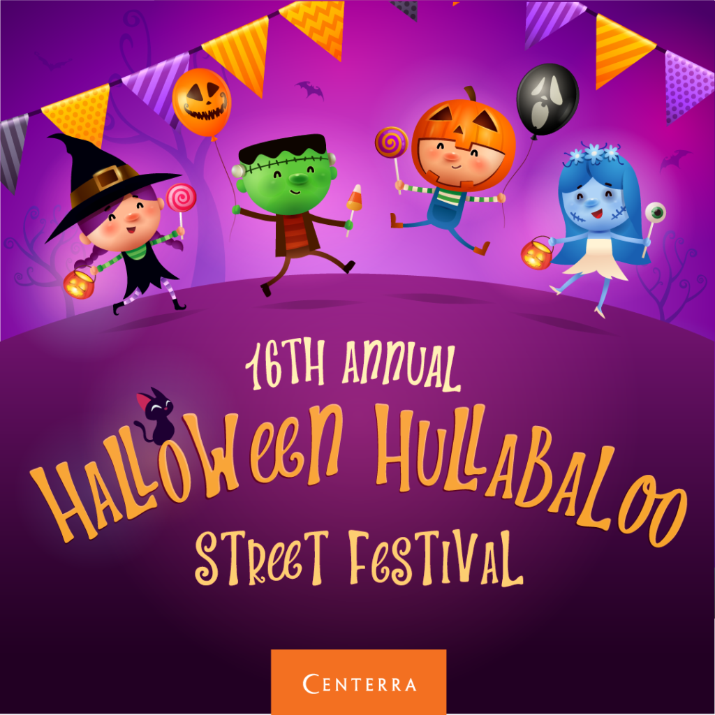 Celebrate the 16th annual Halloween Hullabaloo street festival with this vibrant poster showcasing the Certified Wild spirit of Northern Colorado!