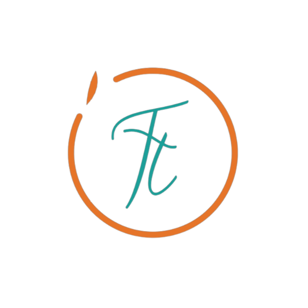 turquoise and tangerine logo