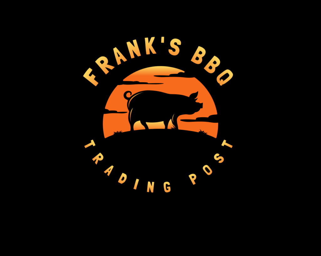 Frank's Certified 
Wild BBQ Trading Post Logo in Northern Colorado