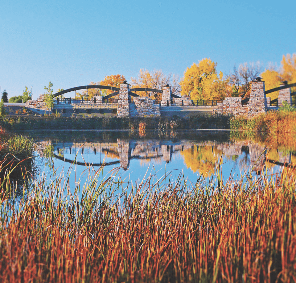 A bridge in Centerra.