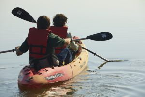 Kayaking on Houts Reservoir at The Lakes at Centerra